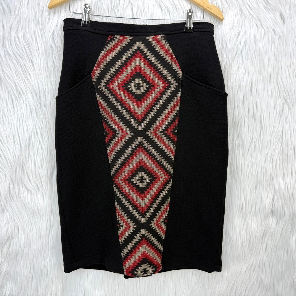 Anthropologie Eva Franco Pencil Skirt Panel Print‎